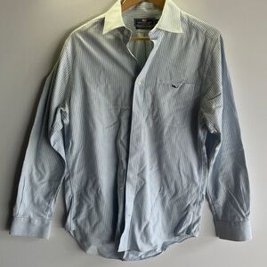 Vineyard Vines Light Blue Pinstripe Dress Shirt